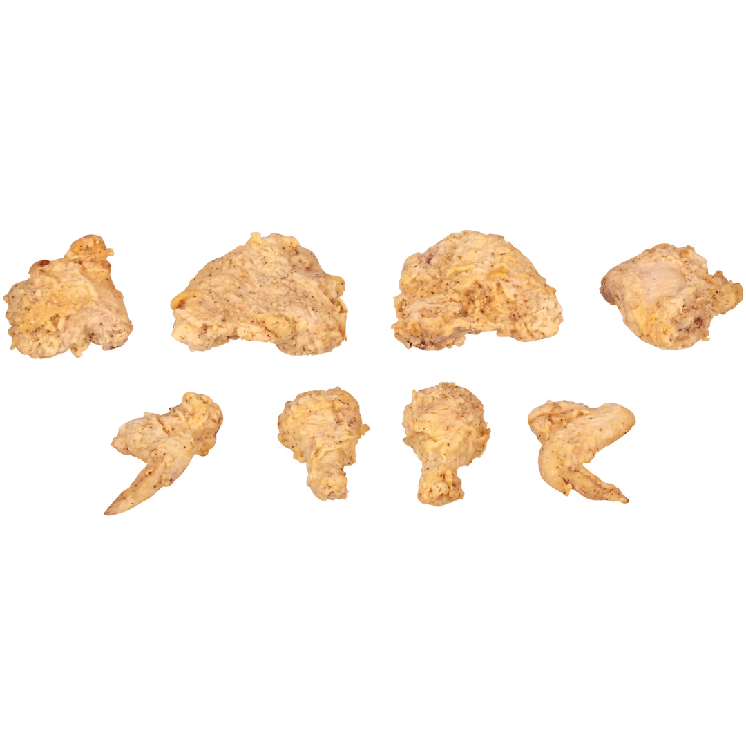 Fully Cooked Lightly Breaded 8-Piece Cut Chicken (15lbs)