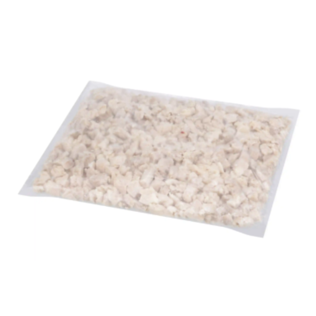 Fully Cooked, Low Sodium 1/2" Diced Chicken, Natural Proportion (40lbs)