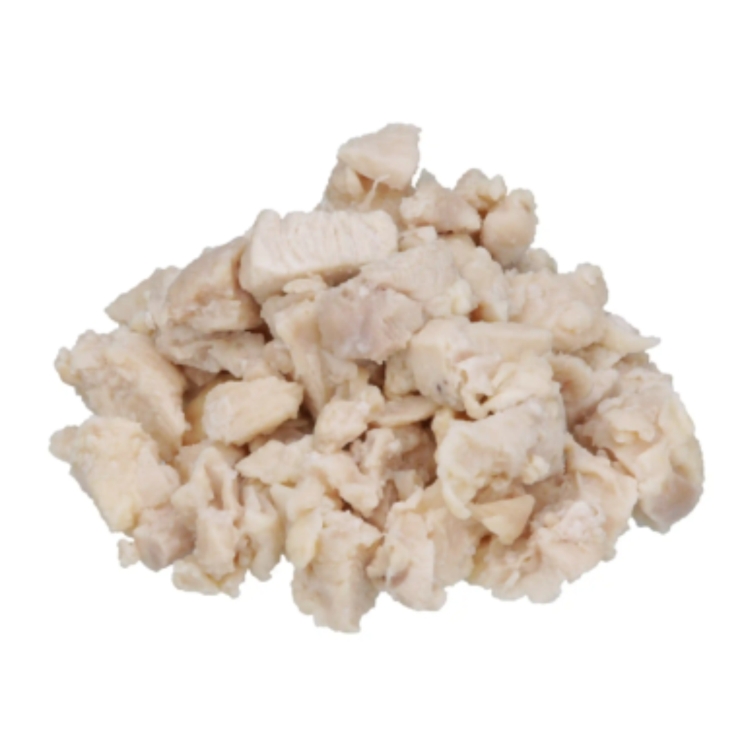 Fully Cooked, Low Sodium 1/2" Diced Chicken, Natural Proportion (40lbs)