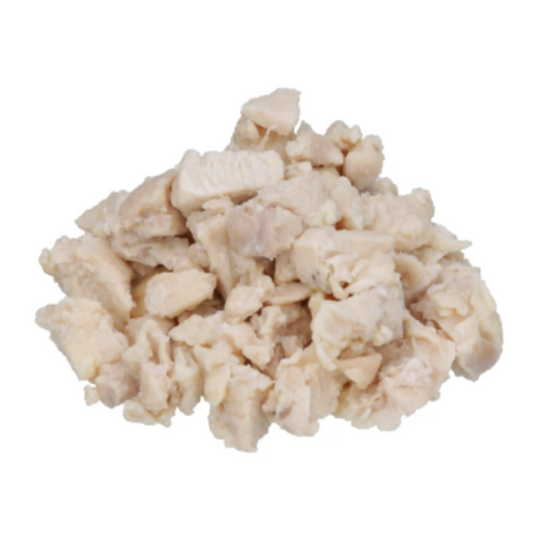 Fully Cooked, Low Sodium 1/2" Diced Chicken, Natural Proportion (40lbs)