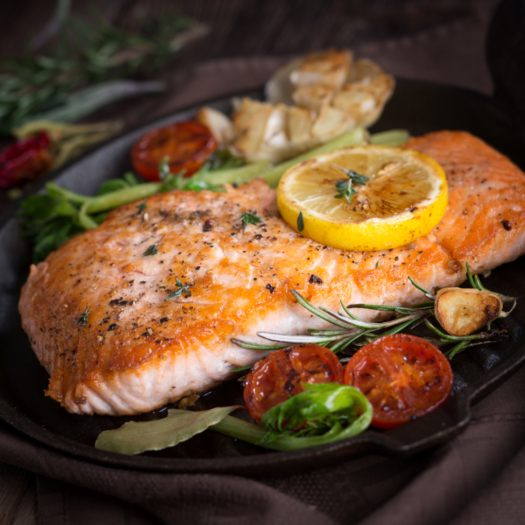 T-Bone Steaks, Salmon Portions & Desserts (Surf 'n' Turf Bundle)