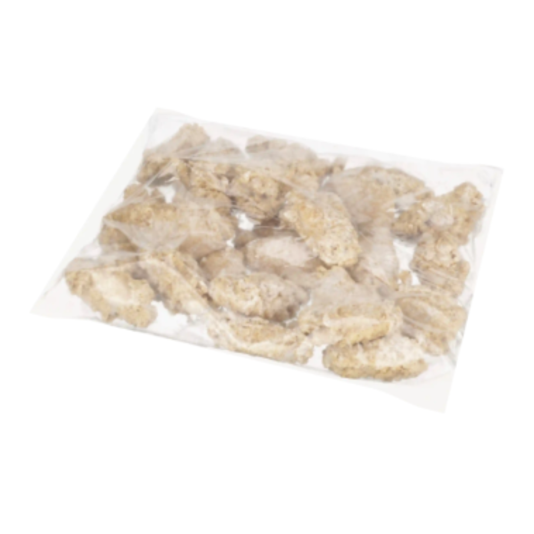 Fully Cooked Breaded Bone-In Chicken Wing Sections, Jumbo (15lbs)