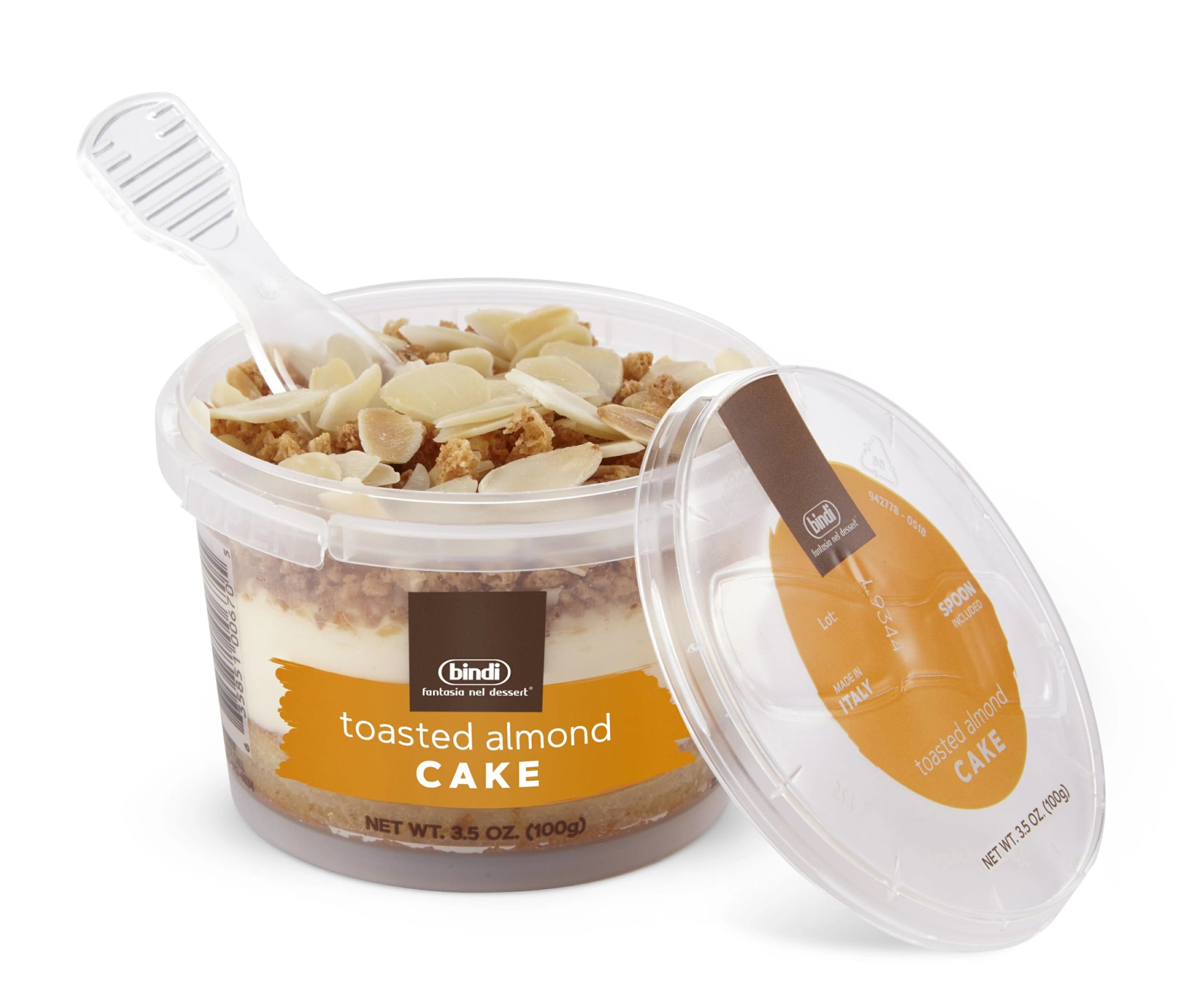 Toasted Almond Cake Cup SKU:2778 - Bindi Desserts – Pacific Unlimited, Inc.